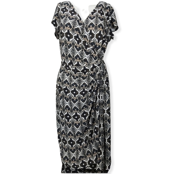 I.n.c International Concepts Faux-Wrap Mini Dress - Picture 2 of 10